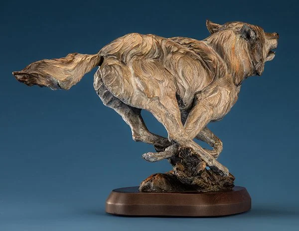 Chasing the Hungry Wind (Wolf) — Rowe Fine Art Gallery